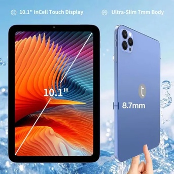 Manama, Electronics, BHD 35,  New 5G Smart Android Tablet 10" Screen Dual Sim 12GB RAM 512GB Storage With Keyboard+Cover