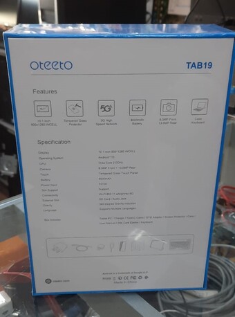 Manama, Electronics, BHD 35,  New 5G Smart Android Tablet 10" Screen Dual Sim 12GB RAM 512GB Storage With Keyboard+Cover