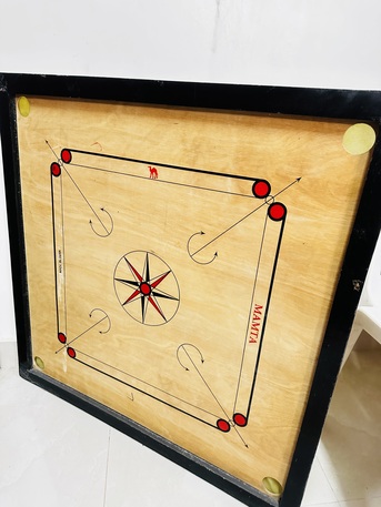 Al Aziziyah, Toys & Games, SAR 70,  Wooden Carrom Board With Playing Discs