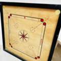 SAR 70,  Wooden Carrom Board With Playing Discs