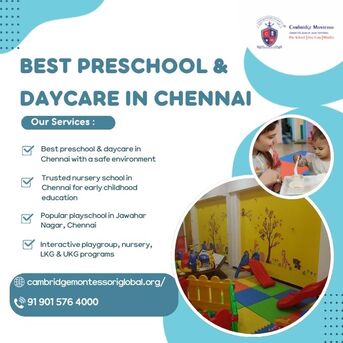 Chennai, Education, Best Preschool & Daycare In Chennai