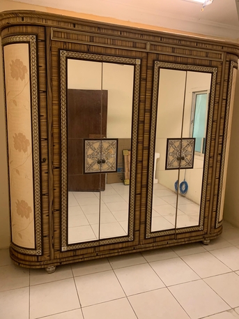 Khobar, Furniture, SAR 650,  One Big Size  Bed With Side Table .one Dressing Table .one Six Door Cupboard.one Sofa