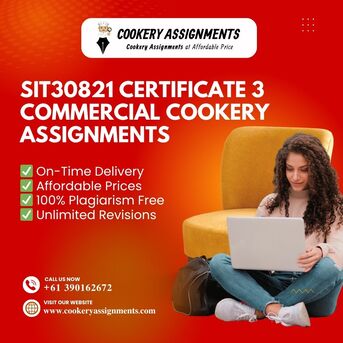 Sydney, Education, SIT30821 Certificate III In Commercial Cookery Assignments In Australia | Expert Help