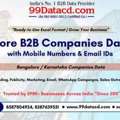 Get Complete List Of Companies In Bangalore - B2B Database