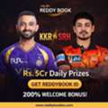 KKR Vs SRH Live On Reddybook