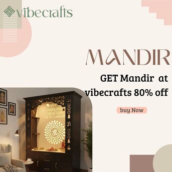 Noida, Furniture, INR 2600,  Mandir &ndash; Elegant Spiritual D&eacute;cor By Vibecrafts