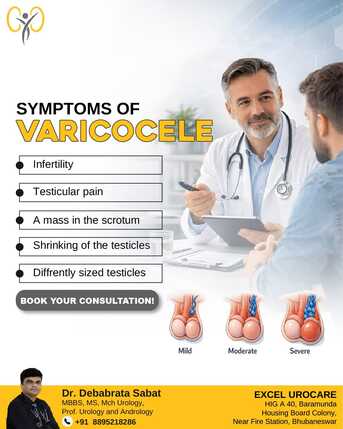 Bhubaneswar, Health, Symptoms Of Varicocele | Urology Doctor In Bhubaneswar | Dr. Debabrata Sabat