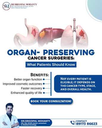 Mumbai, Health, Organ-Preserving Cancer Surgery |Best Cancer Specialist In Bhubanesw| Dr. Srigopal Mohanty
