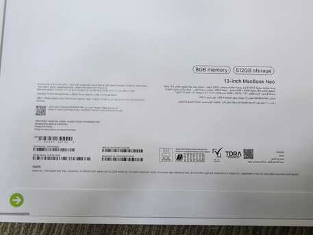 Al Sulaymaniyyah, Computers, SAR 3000,  Macbook Neo Laptop (512GB/8GB) - Brand New