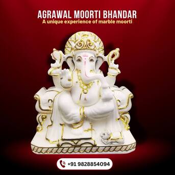 Jaipur, Collectibles, INR 50000,  Beautiful Ganesh Marble Statue At Best Price