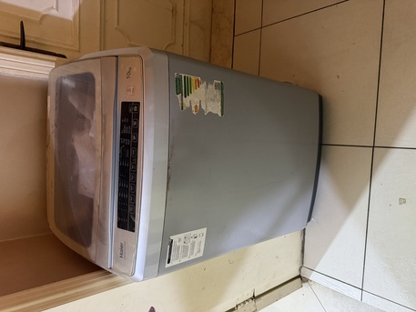 Jeddah, Household Items, SAR 800,  العنوان: للبيع غسالة هاير (Haier) حوض علوي 10 كيلو - 