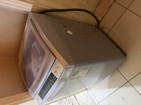 Jeddah, Household Items, SAR 800,  العنوان: للبيع غسالة هاير (Haier) حوض علوي 10 كيلو - 