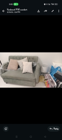 Al Malaz, Furniture, SAR 150,  2 Seaters Sofas With Free Cushions