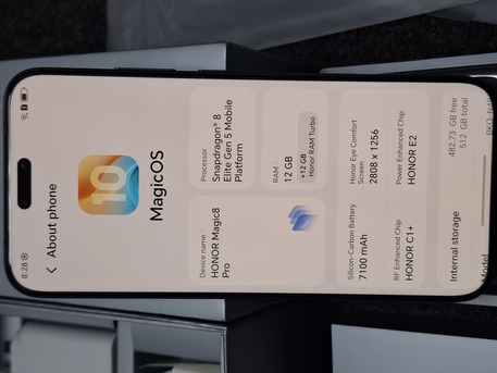 Al Rahmaniyah, Mobile Phones, SAR 3150,  Honor Magic 8 Pro 12gb 512gb New 15 Days Used Only