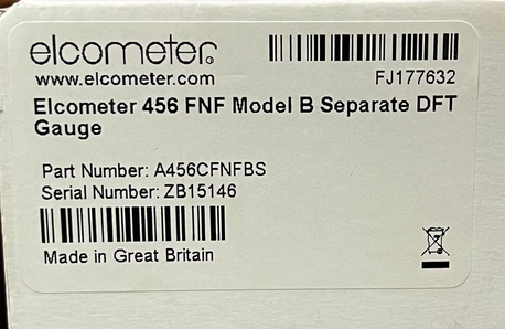 Jubail, Electronics, SAR 2000,  Elcometer 456 FNF Model B Separate DFT Gauge