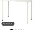 SAR 1000,  2 Table White (ikea,Linnmum)