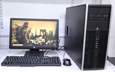 Manama, Computers, BHD 33,  HP Core I5 Computer Set With HP 19" HD Monitor 8GB RAM + 500GB HDD Ready Win 10 Pro & Zoom