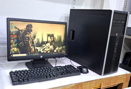 Manama, Computers, BHD 33,  HP Core I5 Computer Set With HP 19" HD Monitor 8GB RAM + 500GB HDD Ready Win 10 Pro & Zoom