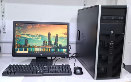 Manama, Electronics, BHD 33,  HP Core I5 Computer Set With HP 19" HD Monitor 8GB RAM + 500GB HDD Ready Win 10 Pro & Zoom
