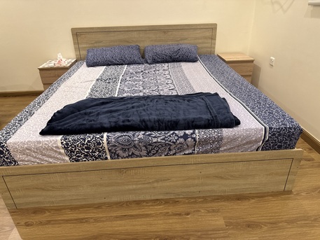 Al Rehab, Furniture, SAR 600,  Kingsize Bed & Mattress From Homebox