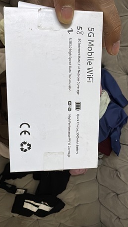 Riyadh, Appliances, SAR 400,  Fast 5G Portable Mobile WiFi Router &ndash; WiFi 6, 5000mAh Battery (Excellent Condition)