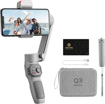 Riyadh, Electronics, SAR 200,  Zhiyun Smooth Q3 Smartphone Gimbal &ndash; Like New &ndash; SAR 200