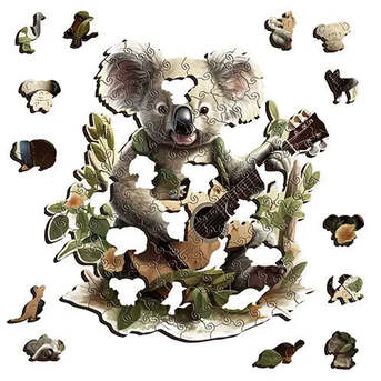 Sydney, Toys & Games, AUD 55,  Serenade Koala ~ Decorative Wooden Puzzle