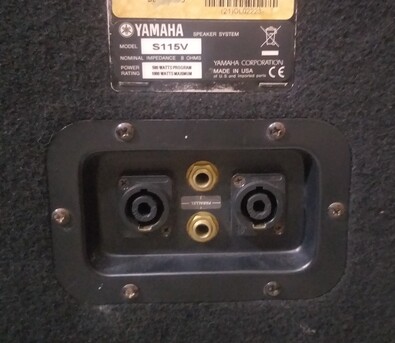 Gudaibiya, Home Audio, BHD 95,  Yamaha S115V 1000W 15 Inch Passive Speaker Made In USA ( 1 Pc. )