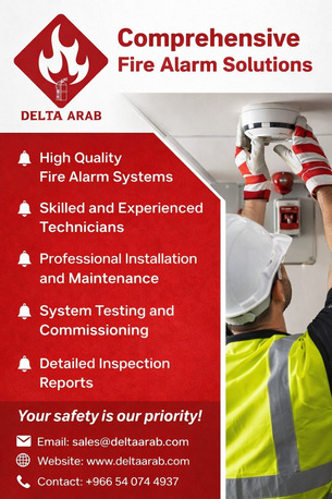 Dammam, Technical, Fire Alarm System, Supply, Installation And Maintenance Services In Dammam.