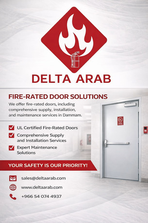 Dammam, Technical, UL Listed, Fire Rated Door, Supply, Installation & Maintenance Services In Dammam