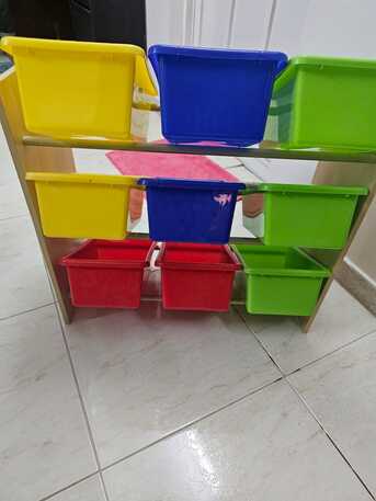 Thuqbah, Furniture, SAR 125,  3-Tier Toy Organizer - Kids