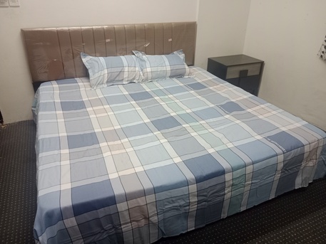 Al Wizarat, Furniture, SAR 300,  A King Size Bed With Spring Mattress