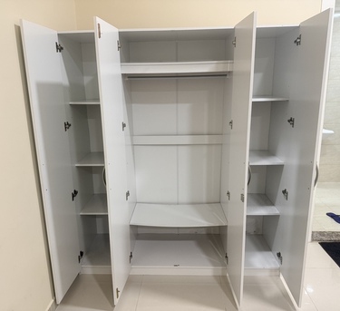 Al Rakah Al Shamaliyah, Furniture, SAR 650,  Spacious 4 Door Wadrobe For Sale
