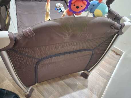 Riyadh, Baby & Kid Stuff, SAR 175,  Giggles Baby Travel Cot / Playpen + Carry Bag + Toy Bar