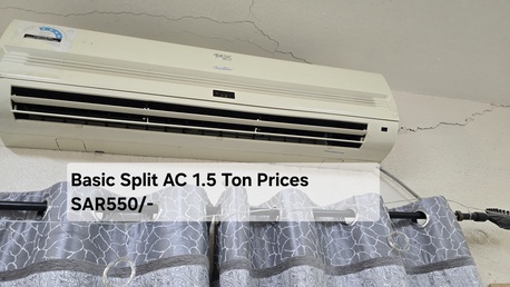 Al Khobar Al Shamalia, Air Conditioners, SAR 550,  1.5 Ton Basic Split Ac
