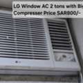 SAR 800,  LG 2 Ton Window Ac