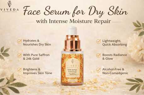 New Delhi, Health & Beauty Items, Face Serum For Dry Skin | Intense Moisture Repair By Viveda Essentials