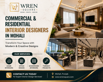 Chandigarh, Interior Design, Best Interior Designer In Mohali | Wren Square
