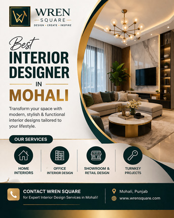 Chandigarh, Interior Design, Best Interior Designer In Mohali | Wren Square