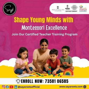 Chennai, Education, Turn Passion Into Profession With Montessori Training Program