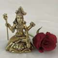 INR 1645,  Buy Handcrafted Shiva Brass Idol With Traditional Finish &ndash; Available At Yathashilpam
