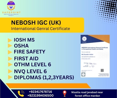 Peshawar, Lessons Offered, We Are Offering All Types Of Safety Course And Skills Base Diplomas