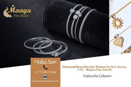 New York, Jewelry, Diamond Bracelets For Women In New Jersey, USA - Maaya Fine Jewels