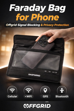 New York, Clothing & Accessories, Faraday Bag For Phone &ndash; Offgrid Signal Blocking & Privacy Protection