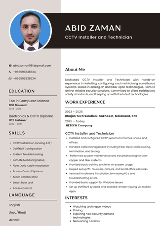 Riyadh, Job Seekers, IT, Cctv Technician