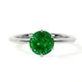 USD 2890,  Buy AAAA Quality 0.72 Cts Mens Emerald Ring At GemsNY