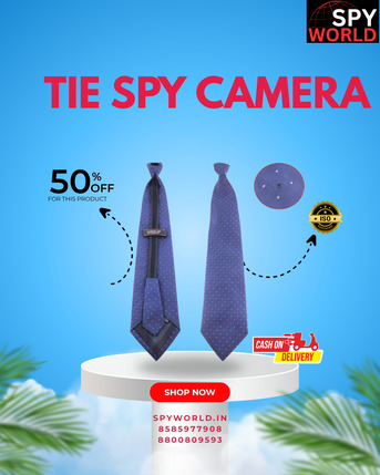 New Delhi, Electronics, INR 3999,  Shop Now Tie Spy Camera Dealer In Nehru Enclave &ndash; Spy World