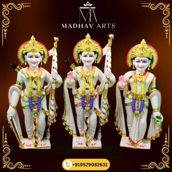 Jaipur, Collectibles, INR 20000,  Pure Marble Ram Darbar Murti &ndash; Perfect For Worship
