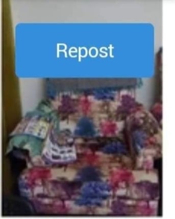 Khobar, Furniture, SAR 700,  5 Seater Velvet Sofa Set And Glass Juice Flask For Multi Purpose For Sale.