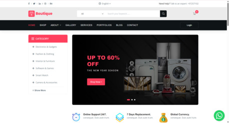Riyadh, Software, SAR 399,  Ecommerce Website With Free Design, Domain & Hosting (1 Year Free)
